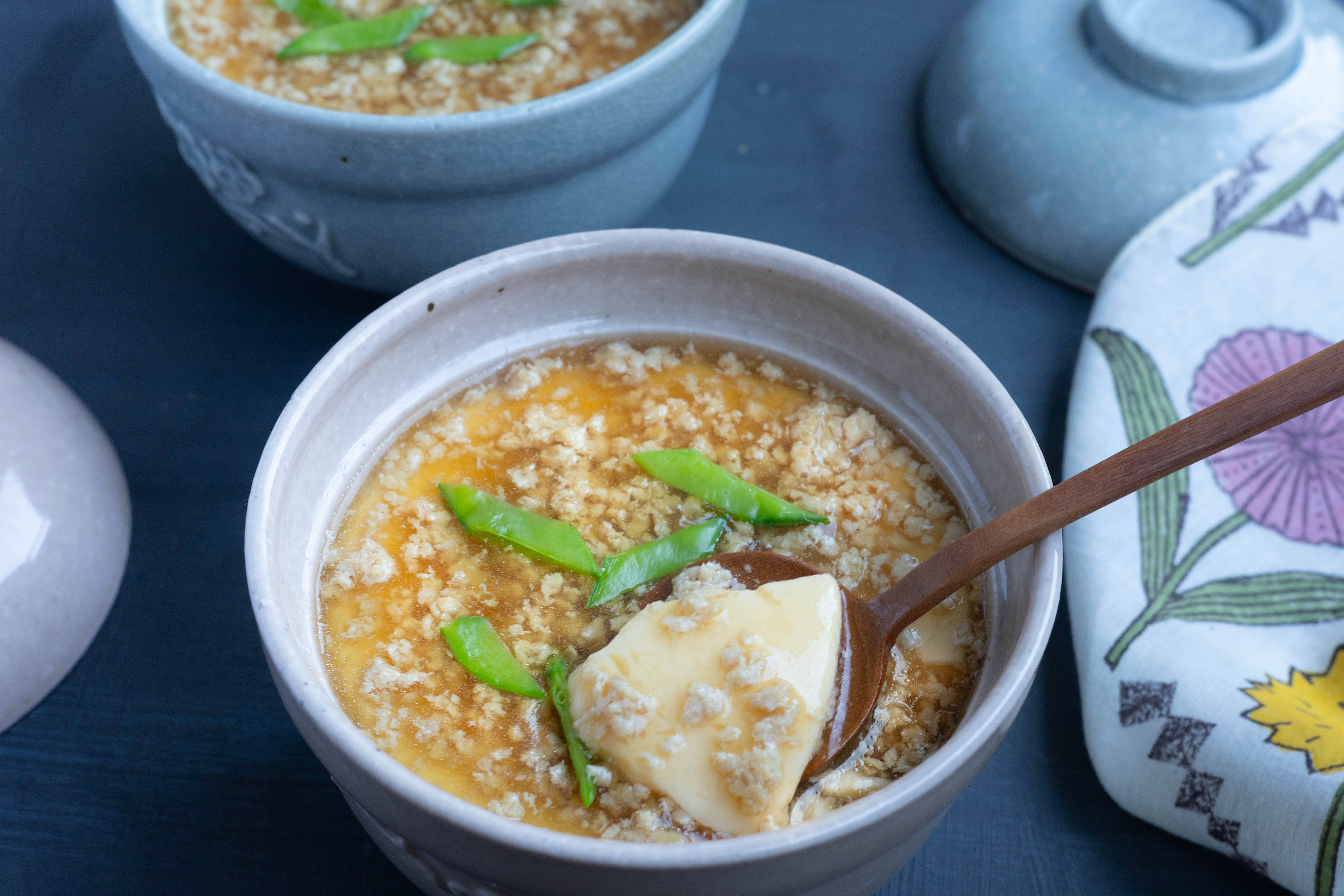 【レシピ紹介】あんかけ茶碗蒸し(2人分)